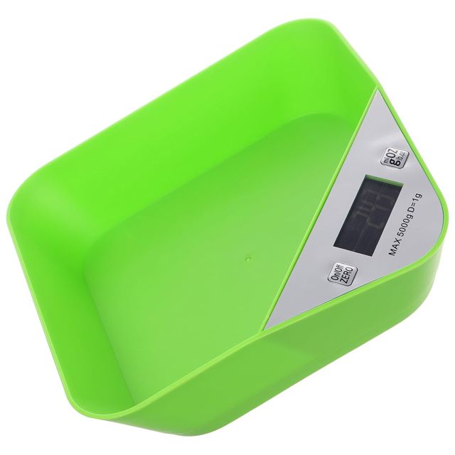 Balance Cuisine Numérique 5kg G/ml/oz/lboz Bol Vert ABS