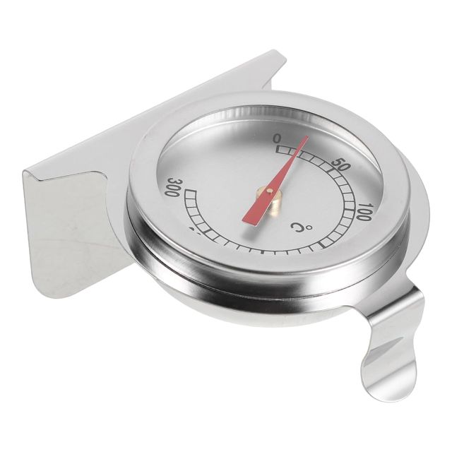 Cabilock Thermomètre de Four en Acier Inoxydable 0-300 °c, Affichage Clair, pour Cuisson Four Gaz et Électrique, Thermomètre Alimentaire Précis, Accessoire Cuisine Indispensable