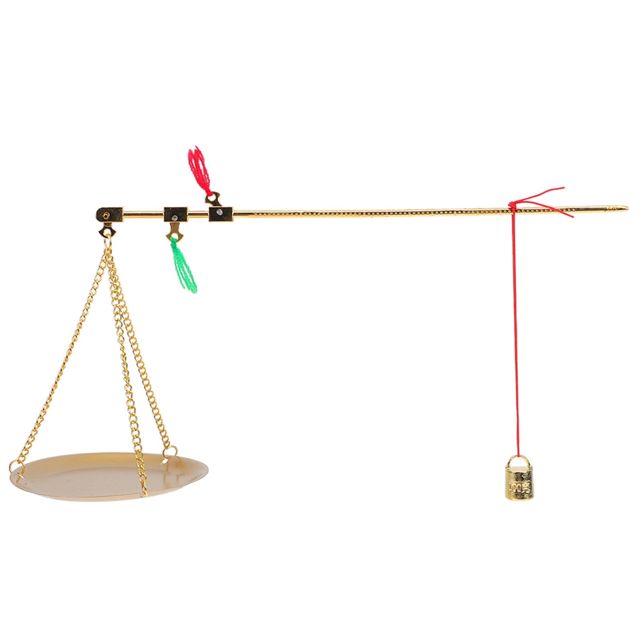 Balance Portative en Cuivre 100g pour Épices et Bijoux, Style Chinois
