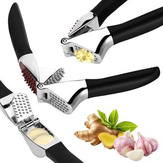 Presse-ail Inoxydable de Cuisine Professionnelle,Hachoir à Gingembre