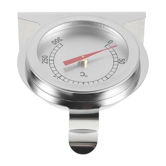 NUOBESTY Thermomètre de Four en Acier Inoxydable 0-300°c, Affichage Cadran Large, Thermomètre Alimentaire Précis pour Cuisson, Pâtisserie, Friture – Ustensile Cuisine Compact et Solide