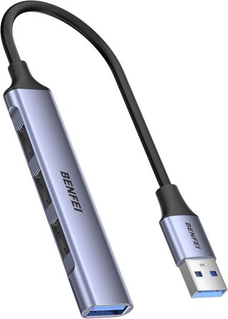 BENFEI Hub USB avec 4 Ports 1 x 10Gbps USB 3.2 + 3 X USB 2.0 pour PC (15cm)