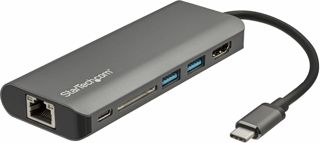StarTech Hub USB-C 6-en-1, HDMI 4K HDR10, 3x USB-A 5Gbps, GbE, 100W