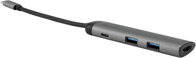 Verbatim 49141 USB-C Multiport Hub USB 3.1/USB 3.0 x 3/HDMI/RJ45 Métallique