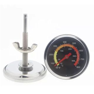 Thermomètre de Four à Cadran 50-400°C, Boîtier Métallique, Usage Cuisine