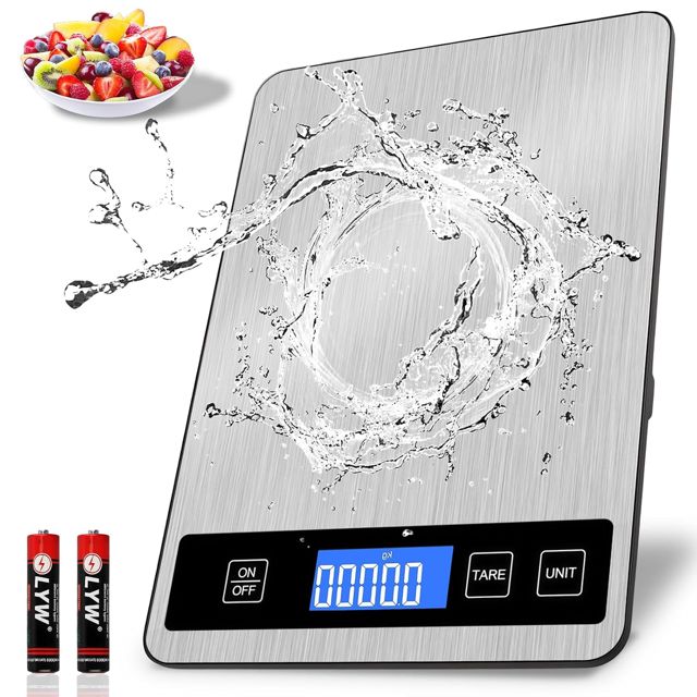 Balance de Cuisine Rechargeable 15kg Balance Cuisine électronique