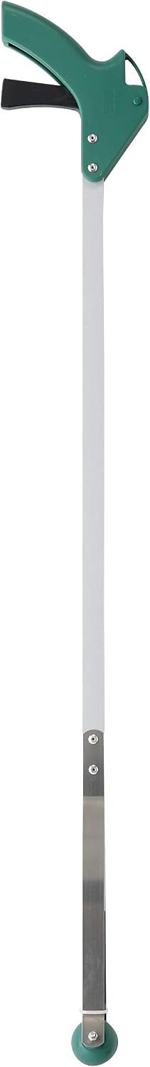 Leborgne Pince à Déchets 105 cm Aluminium Vert Poignée Gâchette