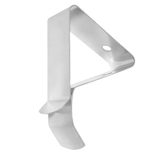 BESPORTBLE Pince Porte-sonde en Acier Inoxydable Argenté pour Thermomètre à Viande et Tasse à Café, Portable et Facile à Utiliser, Support Pratique Cuisine