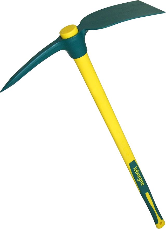 Leborgne Pioche de Cantonnier 2 kg Douille Ronde Manche Novamax Forgée