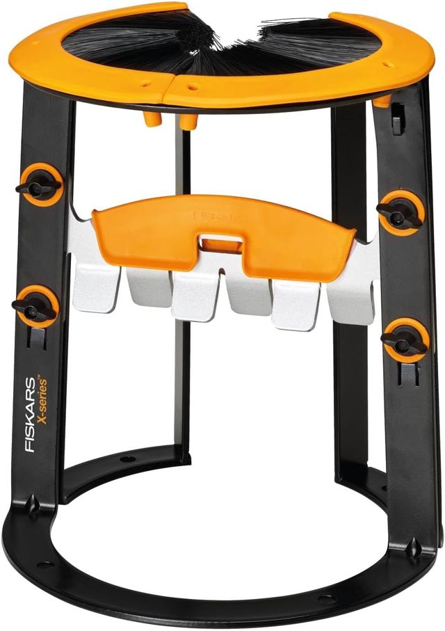 Fiskars X-Series Fendeuse à Bois L pour Bois D'Allumage, Fendeuse à Bois de Chauffage Sûre et Manuelle pour Bûches Jusqu'à Ø 12 cm, Sac inclus, Noir / Orange, 1079156