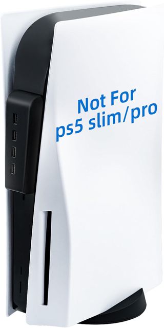 Mcbazel PS5 Hub USB 2.0 4 Ports, Multiport USB Très Grande Vitesse des Données Hub Portable pour PS5 Digital Edition/UHD/PC/Ordinateur