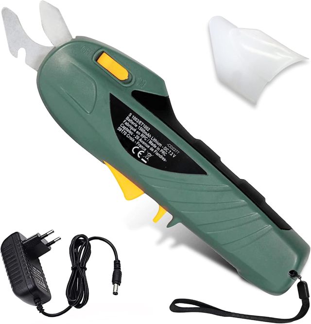 FISHTEC Sécateur Électrique Sans Fil 7,2V