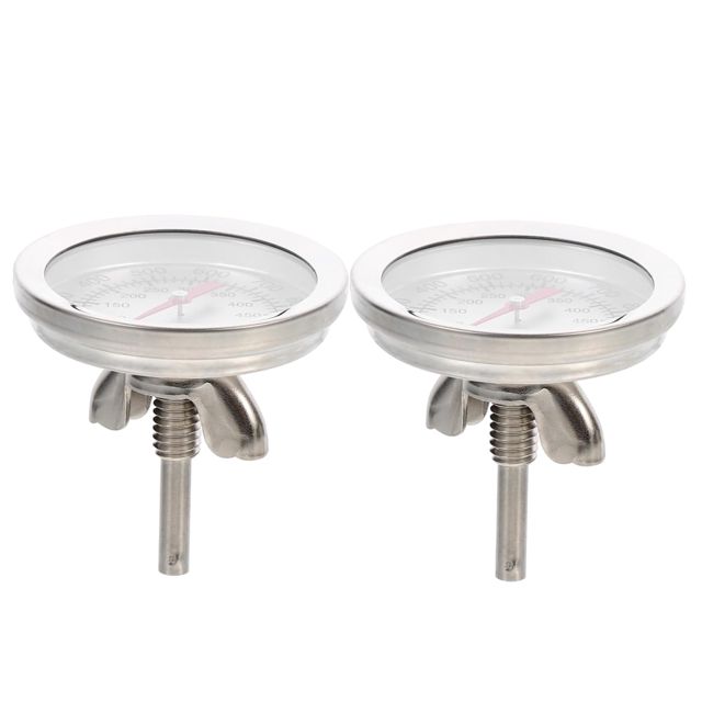 DOITOOL 2pièces Thermomètre de Four pour Barbecue Aliments et Cuisine Lot de Thermomètres Bimétalliques Précis et Résistants