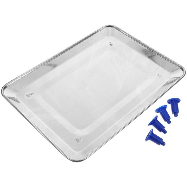 Veemoon Plateau Design Stable de Balance Électronique en Acier Inoxydable Accessoire de Remplacement pour Fruits pour Balance Cuisine Professionnelle