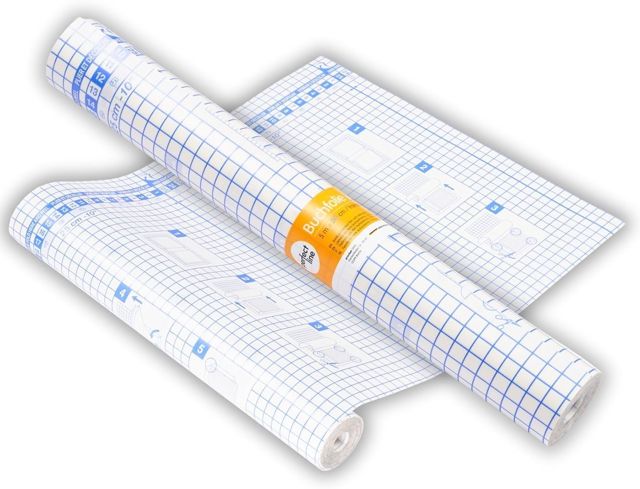 perfect line - Film de protection autocollant pour livres - 5 m x 30 cm - Transparent et découpable - Idéal pour livres, cahiers et fournitures scolaires - Robuste et résistant aux déchirures