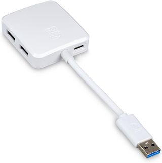 Hub USB 3.0 Raspberry Pi® SC1636 4 Ports Blanc