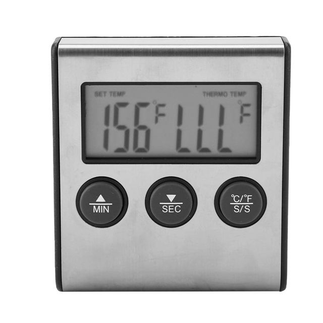 Jauge de Température, Thermomètre Bimétallique à Thermocouple, Jauge de Température de Viande pour la Cuisine, Lecture Instantanée