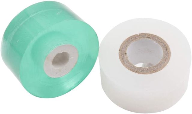 3 Rouleau Ruban de Greffage, 3cm Ruban de Greffe d'arbres de Jardin, Ruban Extensible de Greffe D'Arbre, Ruban Greffage Plante pour Arbre Fruitier, Semis, Fleurs, Pépinière (Jaune + Vert + Blanc)