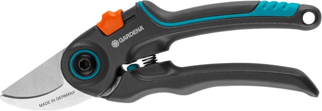 Gardena - Sxe9cateur ExpertCut : Sxe9cateur de prxe9cision, coupe bypass pour branches/rameaux/arbres fruitiers, diamxe8tre de coupe max. 22 mm, deux largeurs de poignxe9e rxe9glables (12203-20)