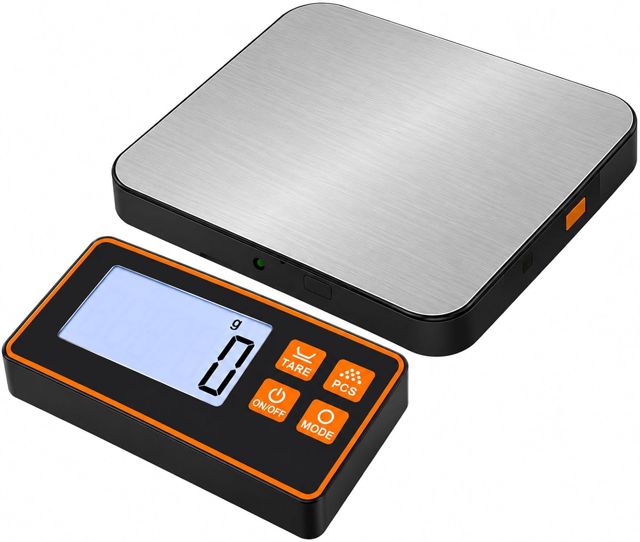 Balance De Cuisine Numérique 15 Kg X 1 G, En Acier Inoxydable, Avec Affichage Séparé, Conversion Multi-unités, Fonction De Comptage, Tare, Alimentation Usb-c Pour La Pâtisserie Et La Préparation