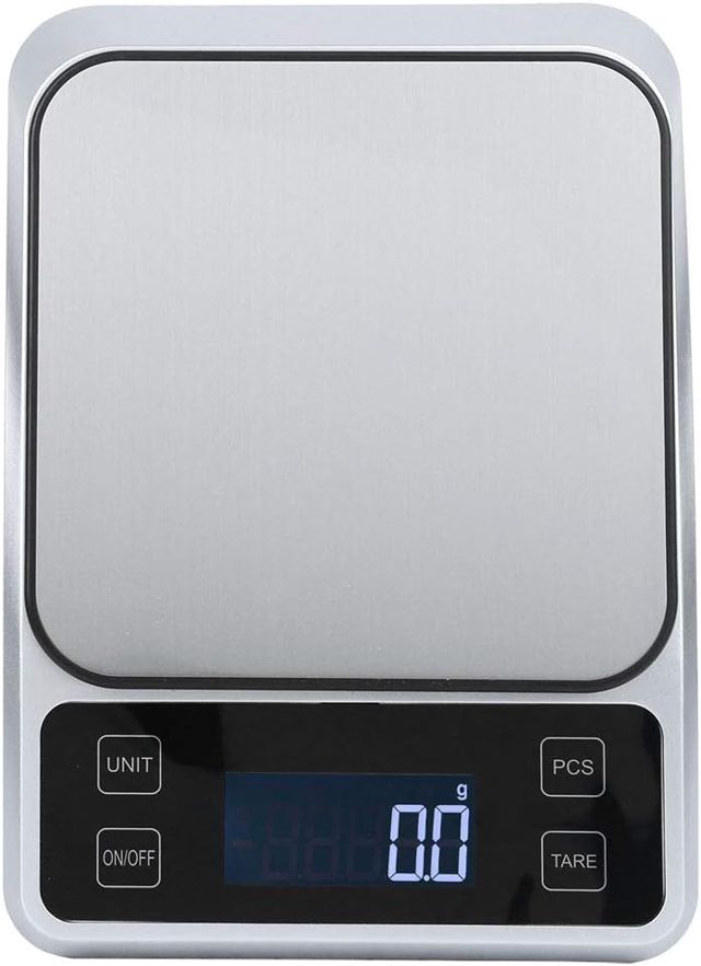 Balance Alimentaire Numérique, Balance De Cuisine En Acier Inoxydable 5kg/0.1g, Balance électronique Polyvalente Pour des Mesures Précises