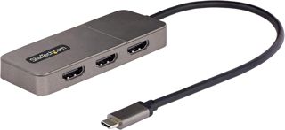 StarTech Hub MST USB-C vers Triple HDMI 4K 60Hz, HDR, DSC, Audio 2 canaux