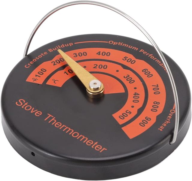 Thermomètre de Cuisinière, Cadran en Aluminium Robuste à Large échelle, Thermomètre de Cuisinière Magnétique Facile à Utiliser pour la Cuisine