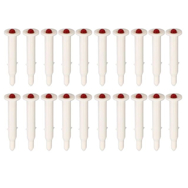 Dioche et Minuterie de Dinde 20 Pièces Thermomètre à Rôtir Jetable pour Volaille/poulet, Thermomètre de Cuisson Précis, Outil de Cuisson Facile à Brancher, Essentiel de Cuisine