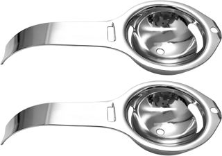 2PCS Séparateur de Jaune D'œuf, Outil de Cuisine Pratique pour Séparer Blanc et Jaune d’Œuf Rapidement et Proprement Ustensile de Pâtisserie et Accessoire Cuisine pour Tous Types de Bol
