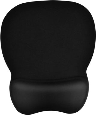 EooCoo Tapis de Souris Ergonomique, Tapis Souris, Reposes-Poignets, Noir