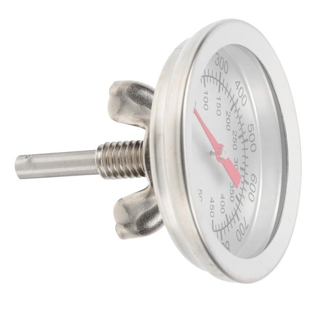 POPETPOP Thermomètre de Four Acier Inoxydable pour Cuisine et Barbecue Mesure Précise Outil Portable pour Cuisson et Grillades