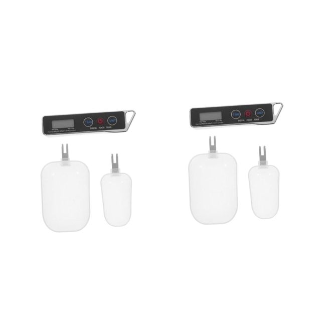 PRETYZOOM 2 Ensembles balance de cuisine électronique Échelle électronique à mesurer Coupon d'échelles de poids numérique grammes de mesure des aliments Métal