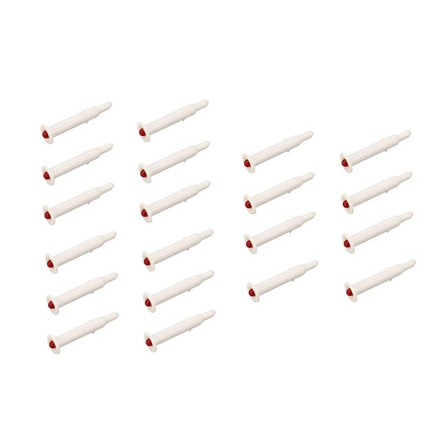 KIMISS Thermomètre à Volaille Jetable 20pcs pour Poulet Rôti - Compteur de Température de Cuisson Précis pour la Dinde, la Viande et le Poisson - Timer Pop-up RT Facile pour la Cuisine