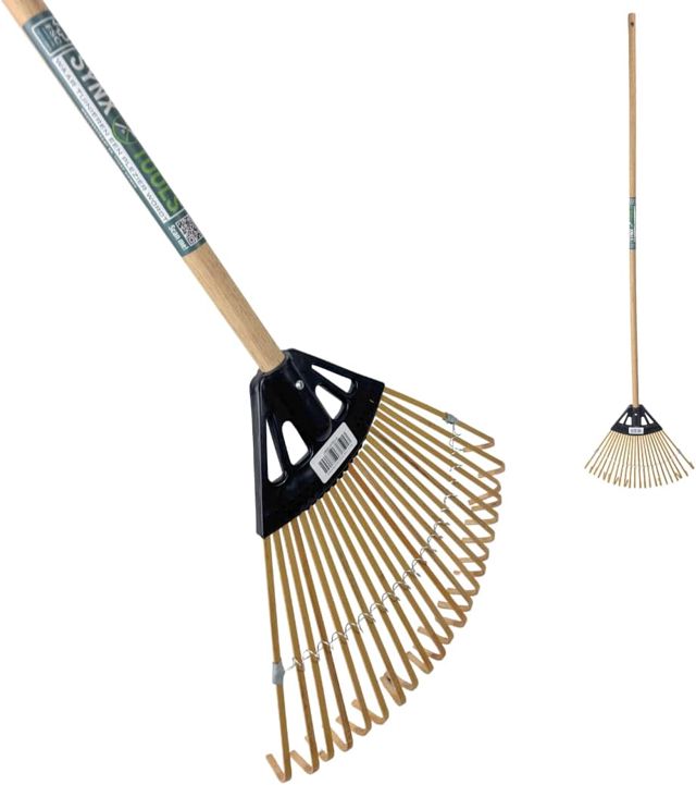 Râteau à Feuilles Râteau à Herbe en Bambou Longueur 150 cm