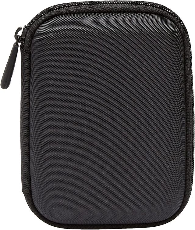 Amazon Basics Étui pour Disque Dur Externe, 15.1 x 10.8 x 4.2 cm, Noir