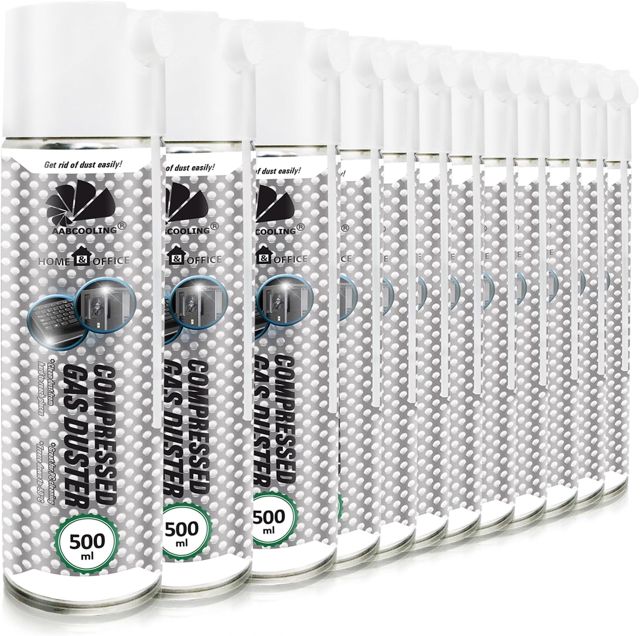 Fournitures de bureau 12x 500ml AABCOOLING Home&Office Bombe a Air Comprimé Gas Duster K2, Informatique Matériel, Nettoyage de l'équipement de bureau, Ne Laisse Pas de Traces