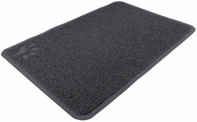 TRIXIE Tapis pour bac à litière pour chat – Anthracite – 40 × 60 cm