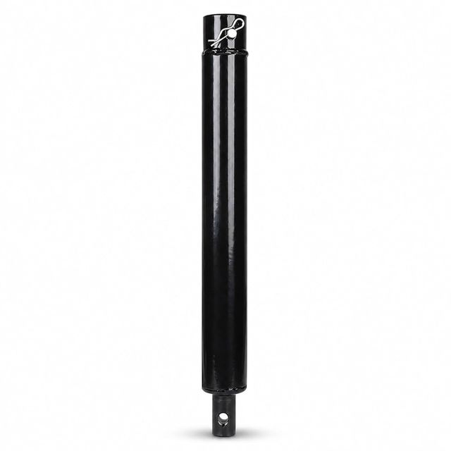 Extension de Mèche Jardin Tarière Longueur 400mm, Diamètre 20mm avec Boulon Sécurité, Acier Carbone Noir Outil Plantation Pratique pour Faire Rapidement Trou Planter Fleurs Arbres Arbustes