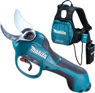 Makita Sécateur à Piles 2 x 18 V sans Batterie et Chargeur, DUP361Z Noir/Bleu