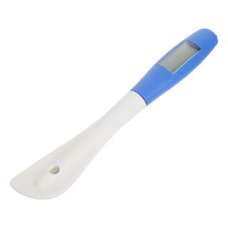 Thermomètre Cuisine Instantané en Silicone Bleu avec Clip Pot
