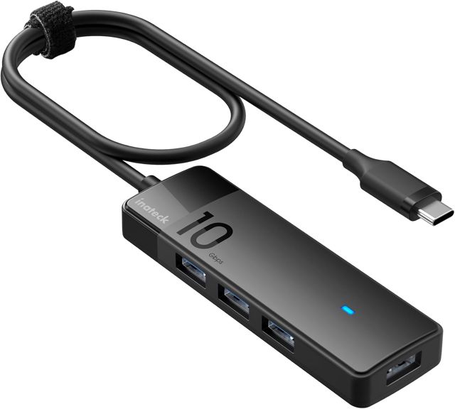 Inateck Hub USB C, Hub USB 3.2 Gen 2 avec 4 Ports USB A, 10Gbps, Câble 50cm, Compatible avec windows7/8/10/11, Linux, Mac OS
