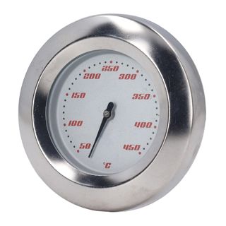 Zerodis Thermomètre BBQ Thermomètre Industriel Smoker Digne avec Conception de Tube Capillaire pour la Viande Cuisine Cuisine Four en Acier Inoxydable Température Fry Chef Analog