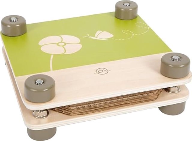 Small Foot Presse-Fleurs « Discover » en Bois FSC® 100%, pour Enfants dès 3 Ans, 12436