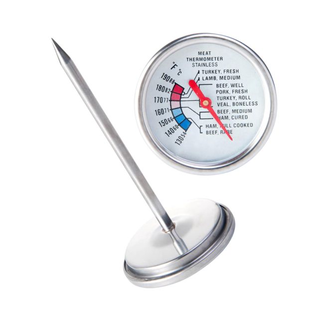 Lurrose Thermomètre Cuisine à Aiguille Thermomètre Alimentaire Sonde de Température pour Viande