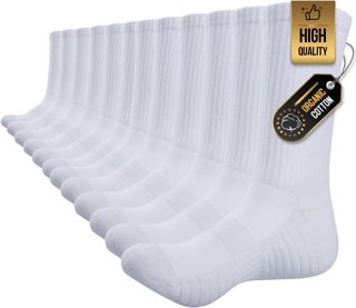 TANSTC Chaussette Homme femme 43-46 35-38 39-42 47-50 chaussette homme hiver Sport, Chaussettes Hautes Homme, AntidéRapante Respirant RandonnéE Chaussettes 6 paires