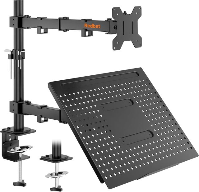 Redbat Support Ecran PC avec Plateau pour Ordinateur Portable