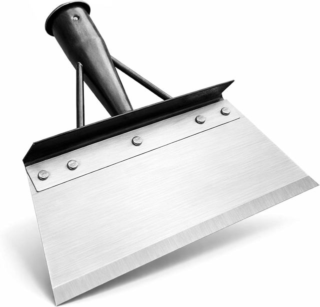 Pelle Jardinage,23cm Pelle de Nettoyage Multifonctionnelle,Pelle Plate Acier au Manganèse Outil de Désherbage,Pelle de Jardin pour Désherber,Pelleter la Neige,Nettoyer Les Fermes (23 x 10 x 4 cm)