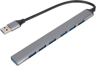 Hub USB C, Adaptateur Multiport 7 en 1 Vers Hub, 1 Port 3.0 6 Ports 2.0 Station d'Accueil Pour Clé, Souris Sans Fil, Clavier, PC Portable