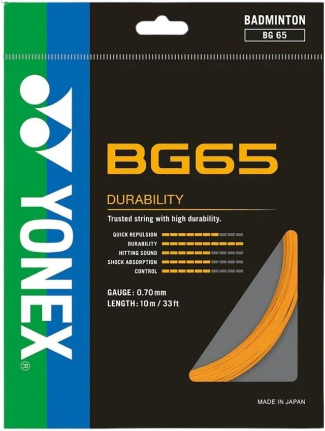Yonex BG-65 Orange Badminton String