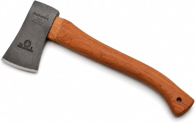 Hache forgée à la Main de 535 mm en Fer forgé I Hultafors I Forgée en Suède I Hache Haut de Gamme de 1 315 g avec Manche en Hickory I Réaffûtable I 840086